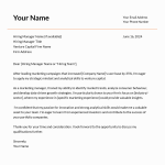 How Do I Write a Good Cover Letter for a Internship at a Venture Capital Firm